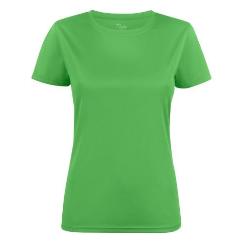 Printer Run T-shirt dames limoengroen,3xl