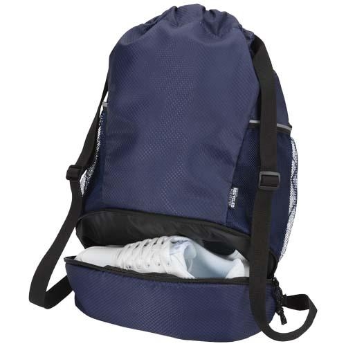 Nomad sporttas met bodemvak navy