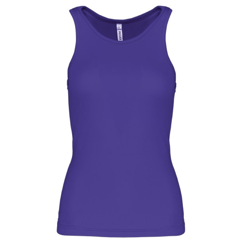 Sporttop sneldrogend Pro-Act dames violet,l