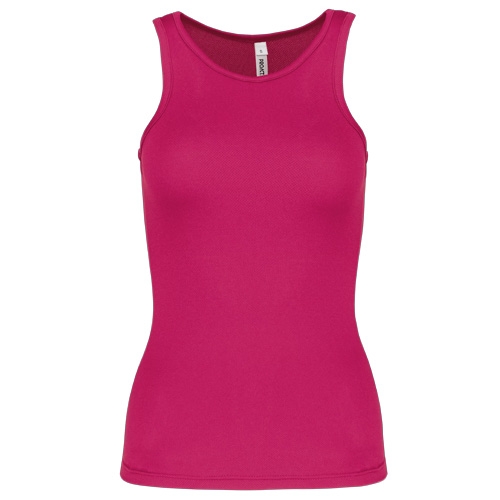 Sporttop sneldrogend Pro-Act dames fuchsia,l