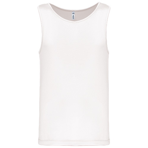 Sporttop sneldrogend Pro-Act heren wit,2xl