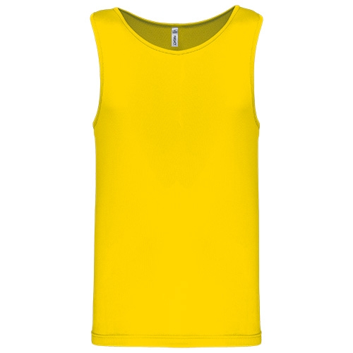 Sporttop sneldrogend Pro-Act heren true yellow,2xl