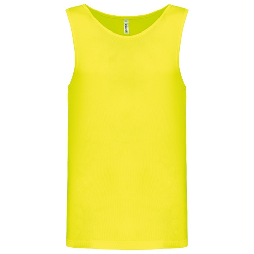 Sporttop sneldrogend Pro-Act heren fluorgeel,2xl