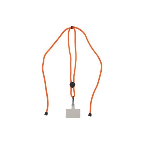 Verstelbaar telefoonsnoer oranje