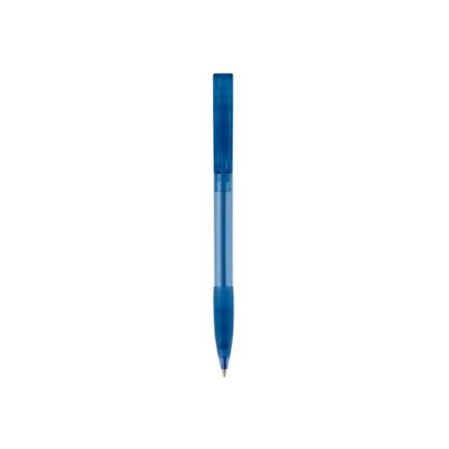Balpen Nash grip transparant transparant blauw