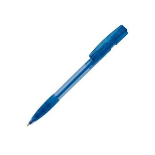 Balpen Nash grip transparant transparant blauw