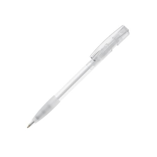 Balpen Nash grip transparant transparant/wit