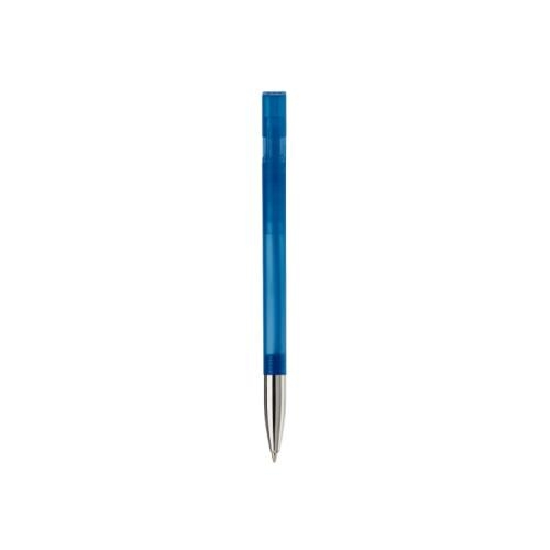Balpen Nash metal tip transparant transparant blauw