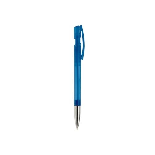 Balpen Nash metal tip transparant transparant blauw