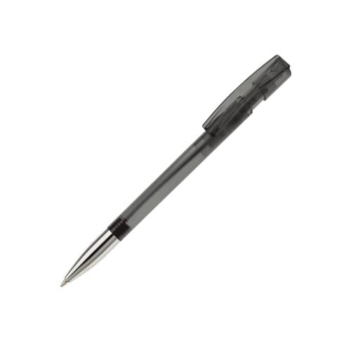 Balpen Nash metal tip transparant transparant zwart