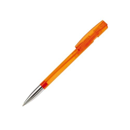 Balpen Nash metal tip transparant transparant oranje
