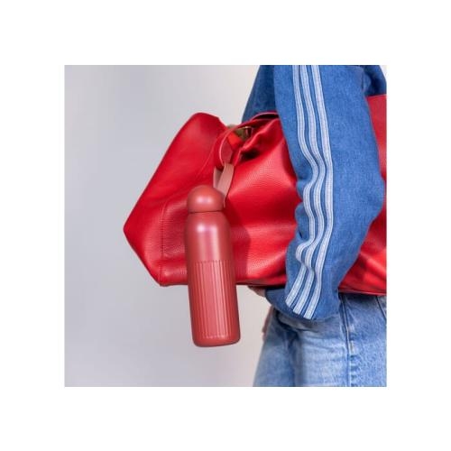 Sagaform Tekla stalen fles 500 ml donkerrood