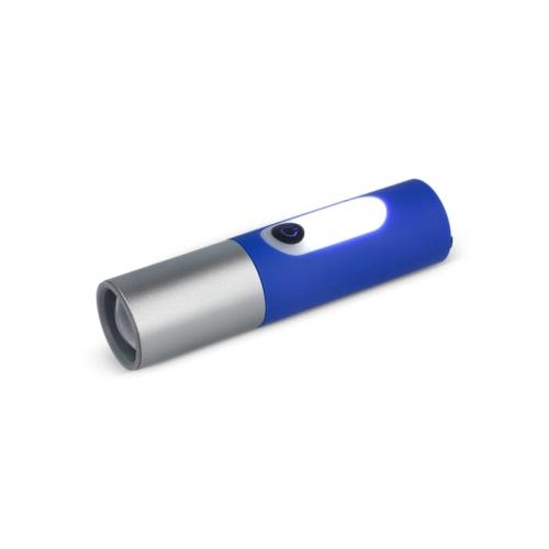 Oplaadbare 10W LED-zaklamp zoom blauw
