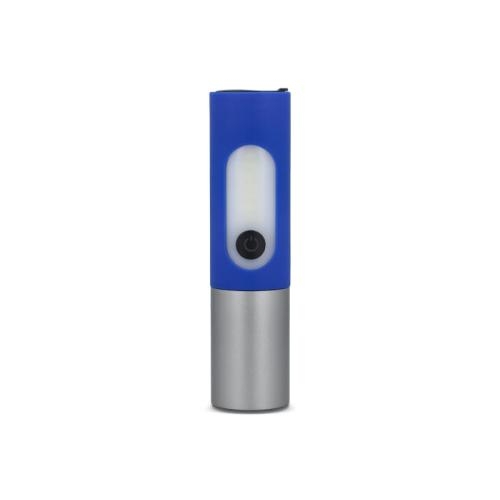 Oplaadbare 10W LED-zaklamp zoom blauw