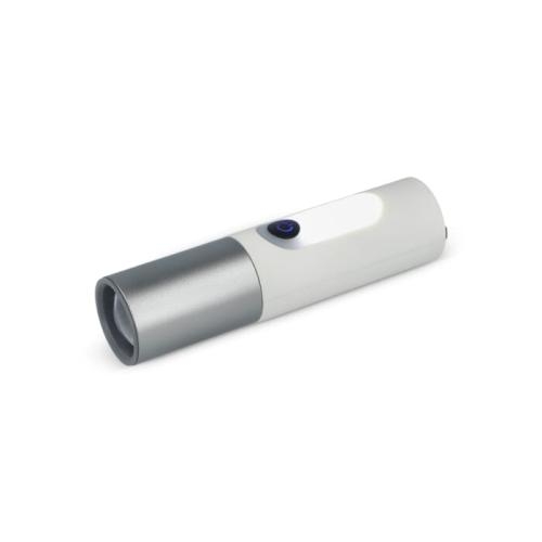 Oplaadbare 10W LED-zaklamp zoom wit