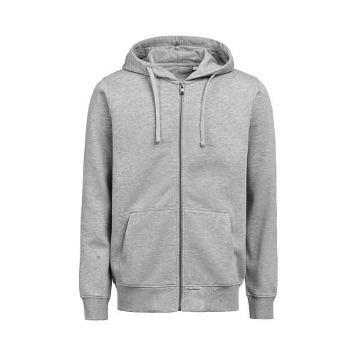 UM sweater rits OCS-RCS regular unisex grijs gemeleerd,2xl