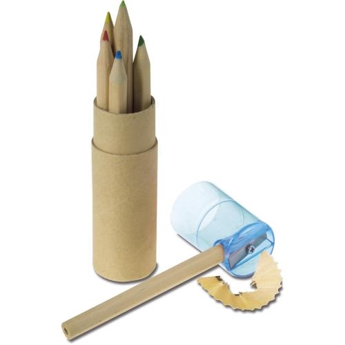 Potlood koker ECO Libbie lichtblauw
