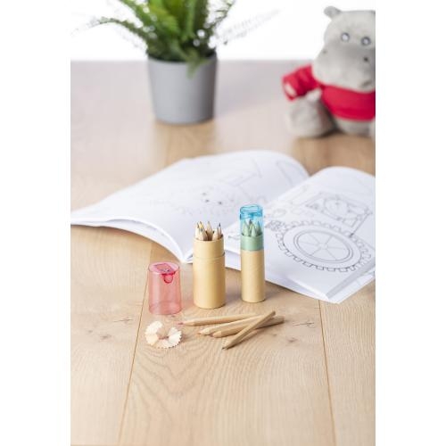 Potlood koker ECO Libbie lichtblauw