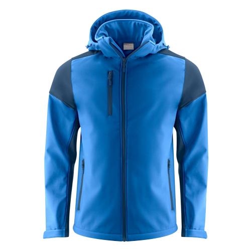 Prime softshell jacket heren kobaltblauw/navy,l
