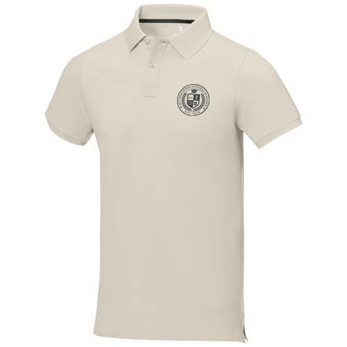 Calgary herenpolo korte mouwen zand,2xl