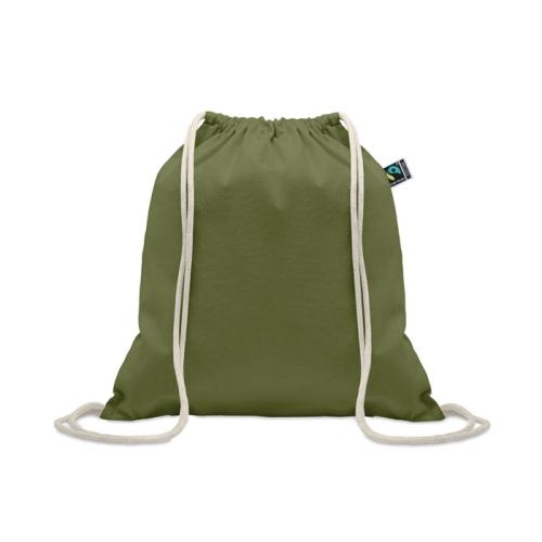 Fairtrade trekkoordtas Osole donker marinegroen