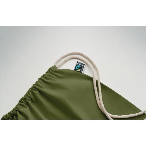 Fairtrade trekkoordtas Osole donker marinegroen