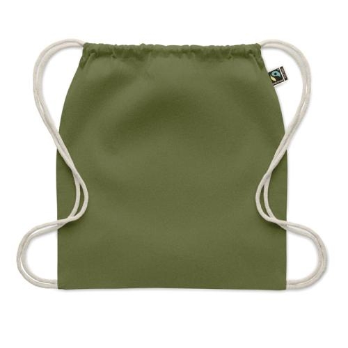 Fairtrade trekkoordtas Osole donker marinegroen