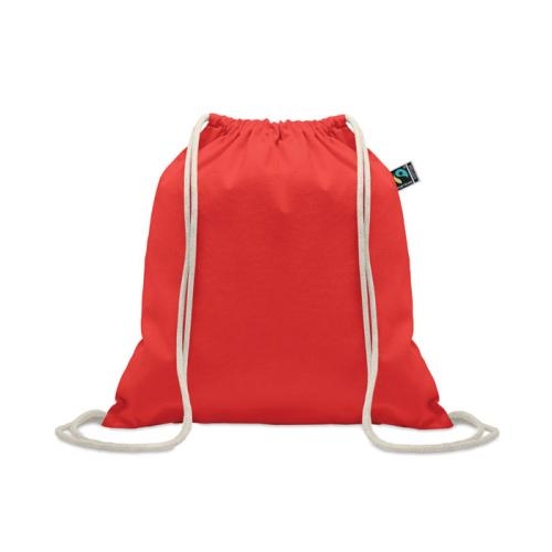 Fairtrade trekkoordtas Osole rood