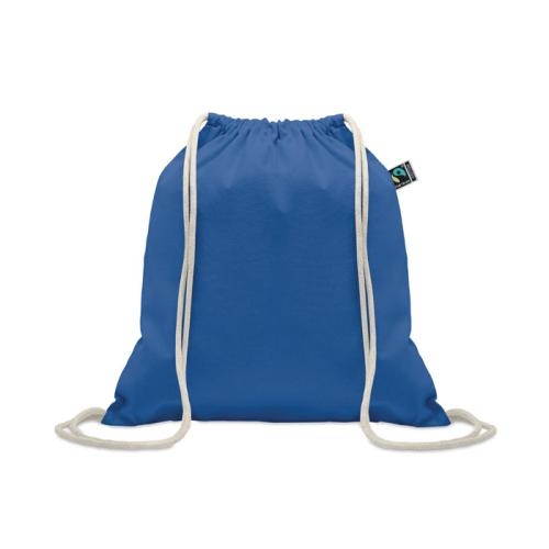 Fairtrade trekkoordtas Osole royal blue