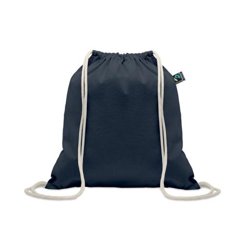 Fairtrade trekkoordtas Osole blauw