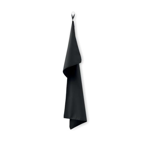 Microvezel handdoek  atoll 50 zwart