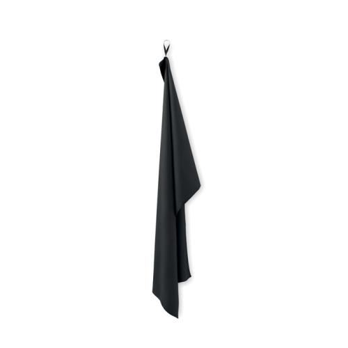 Microvezel handdoek  atoll 70 zwart