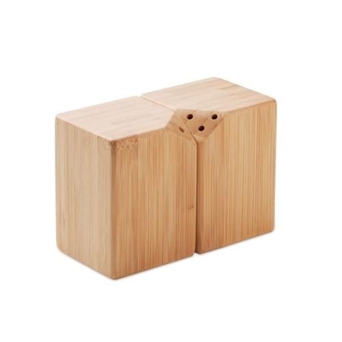 Bamboe peper- en zoutstel Both hout