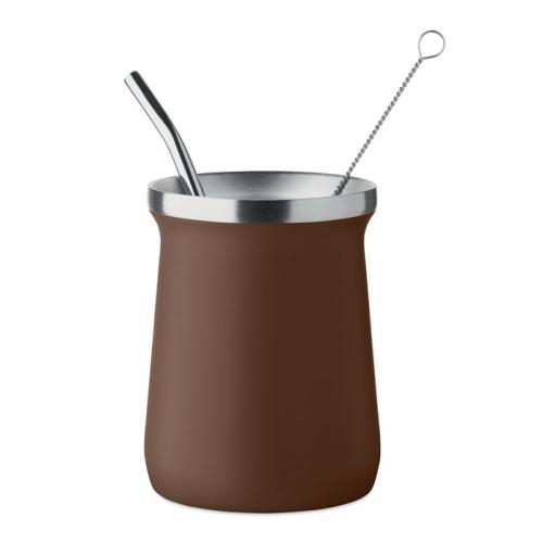 Yerba maté theekopje Miyerba bruin