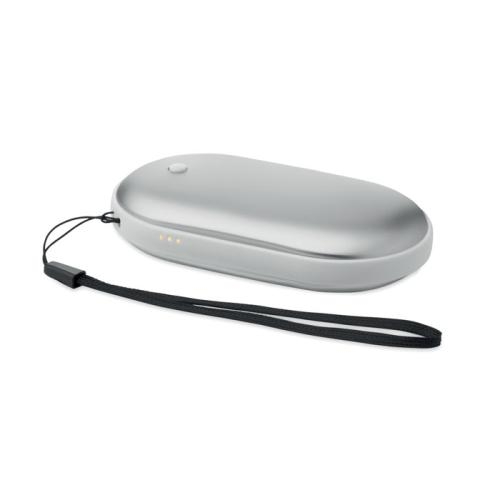Elektrische handwarmer Mukava mat zilver