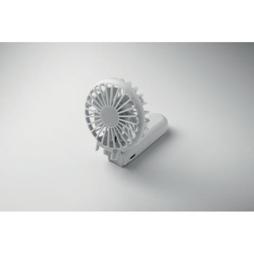 Draagbare vouwventilator Ibera wit