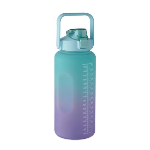 RPET waterfles 2000 ml Activate max turquoise