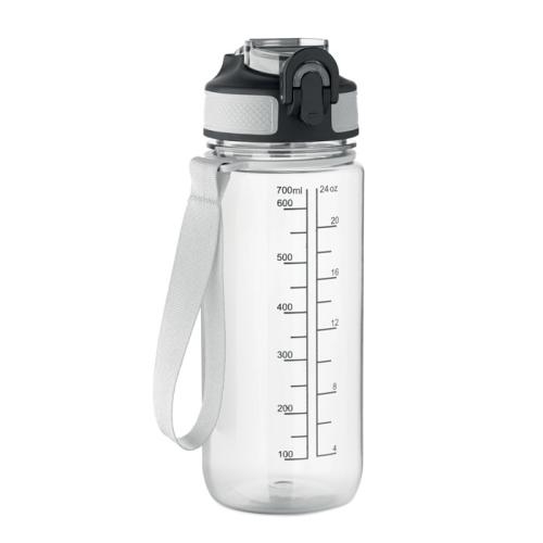 Sportdrinkfles 700 ml Enkel transparant