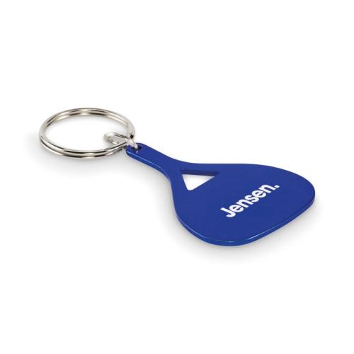 Alu sleutelhanger peddel Kepad blauw