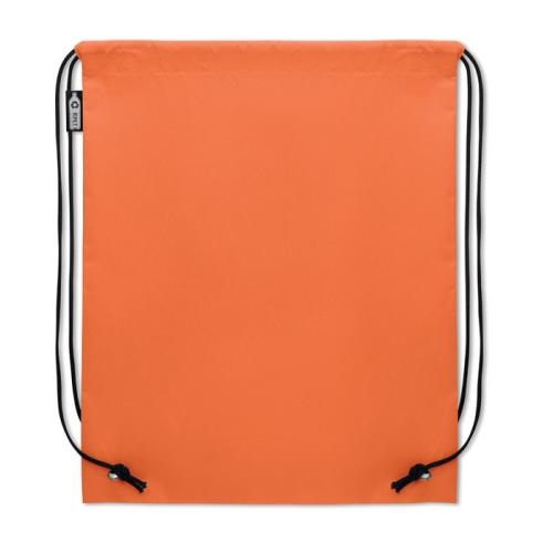 RPET non-woven rugtas Daffy oranje
