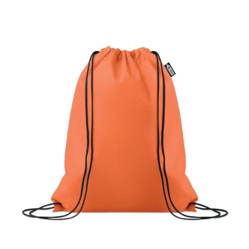 RPET non-woven rugtas Daffy oranje