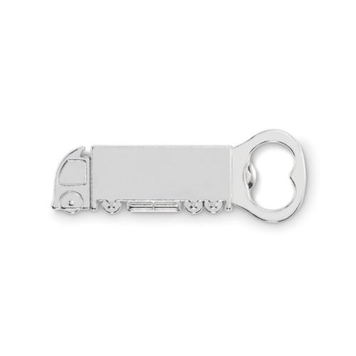 Flesopener vrachtwagen Mytruck mat zilver