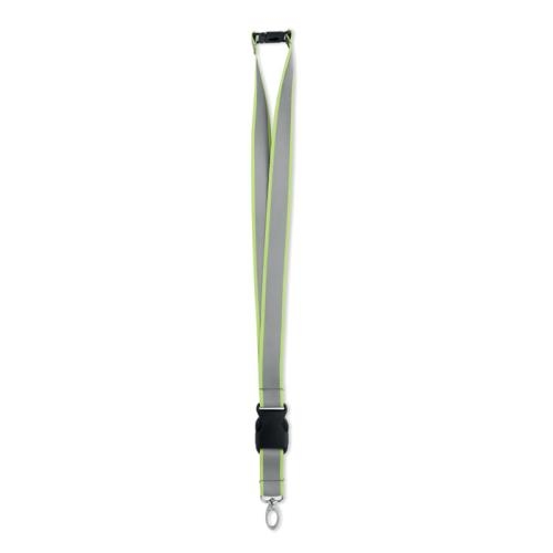 RPET lanyard reflecterend Tosee neon yellow