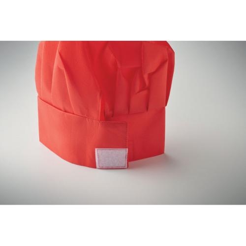 Kinderschort en koksmuts Kid chef rood