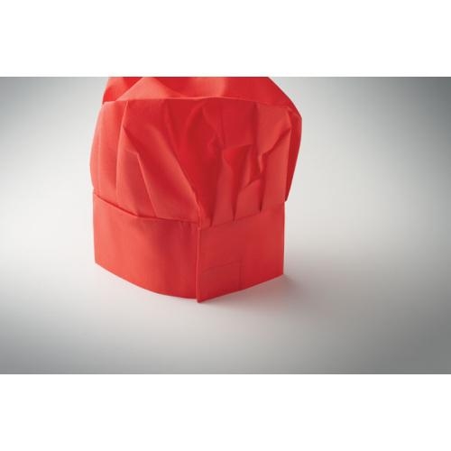 Kinderschort en koksmuts Kid chef rood