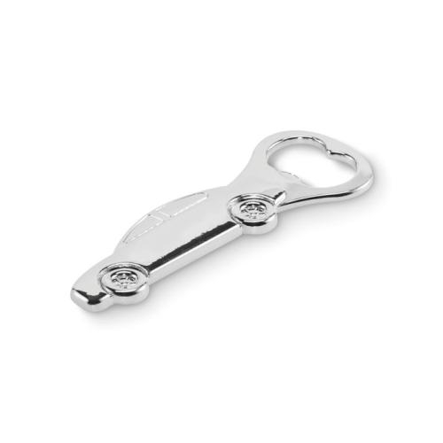 Flesopener auto Mycar mat zilver