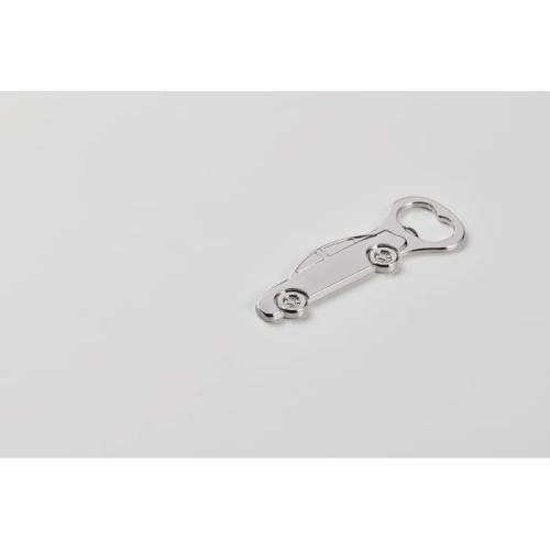 Flesopener auto Mycar mat zilver