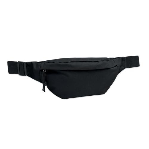 600D RPET heuptasje Hipla zwart