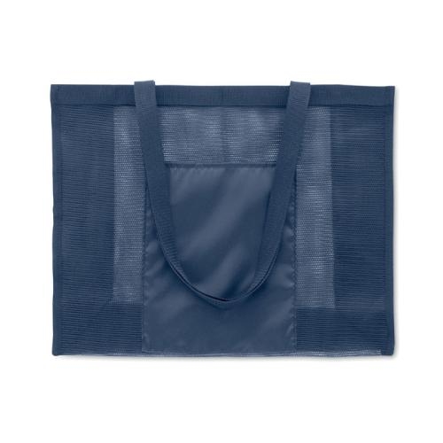 RPET mesh boodschappentas Limp blauw