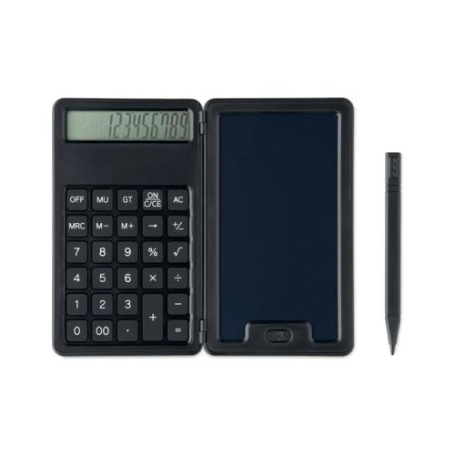 Rekenmachine met LCD-tablet Clerk zwart